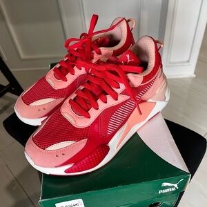 Puma RS-X TOYS Size 9 Red and Pink Sneakers Women’s